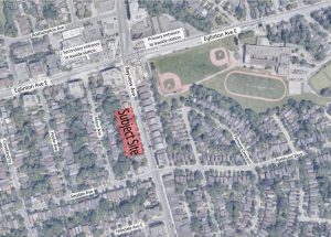 site map of 1710-1736 Bayview
