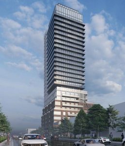 rendering of Bayview/Broadway high-rise