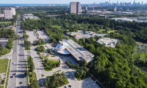 Ontario Science Centre - aerial view