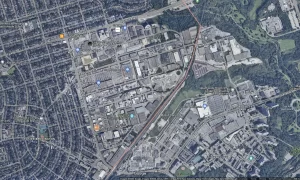 Leaside Business Park - aerial view