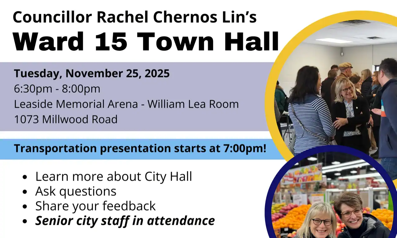 ward 15 town hall notice
